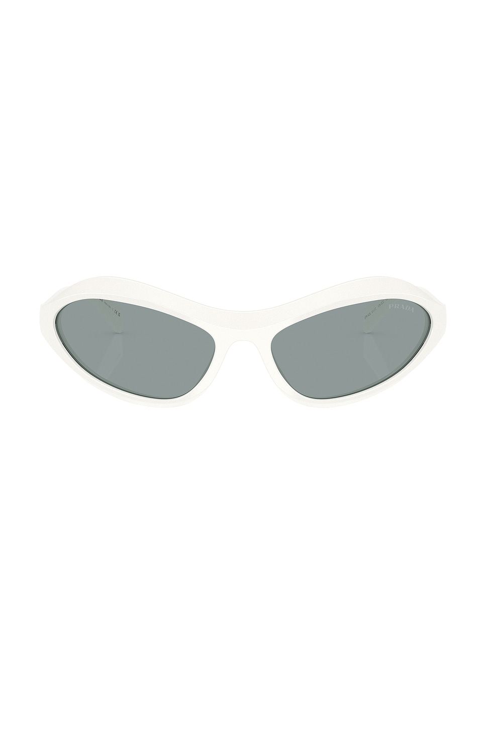 Oval Sunglasses in White