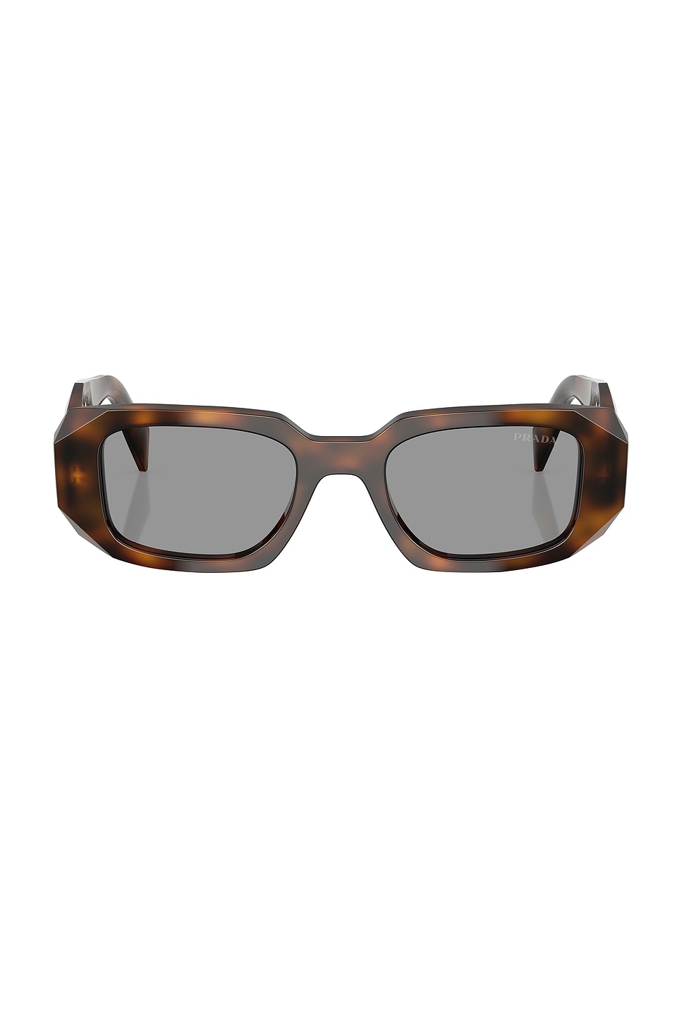 Rectangular Sunglasses in Brown