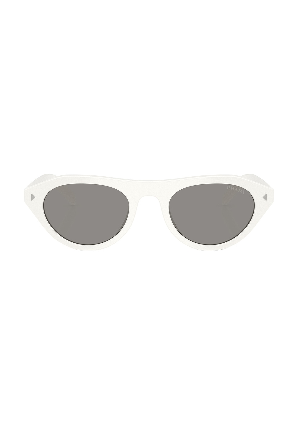 Round Sunglasses in White