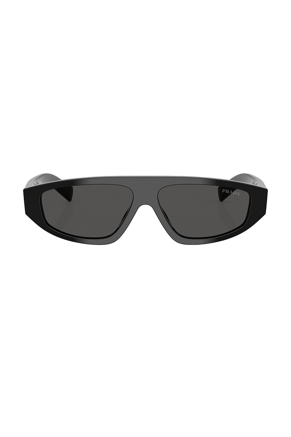 Prada Shield Sunglasses In Black