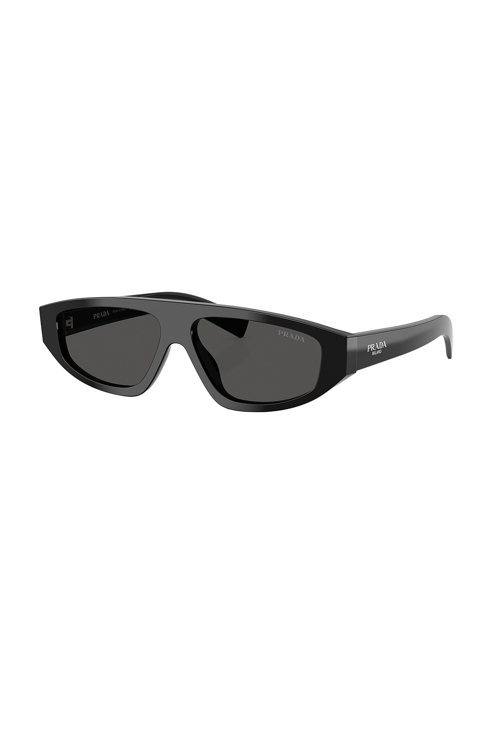 Prada Shield Sunglasses In Black
