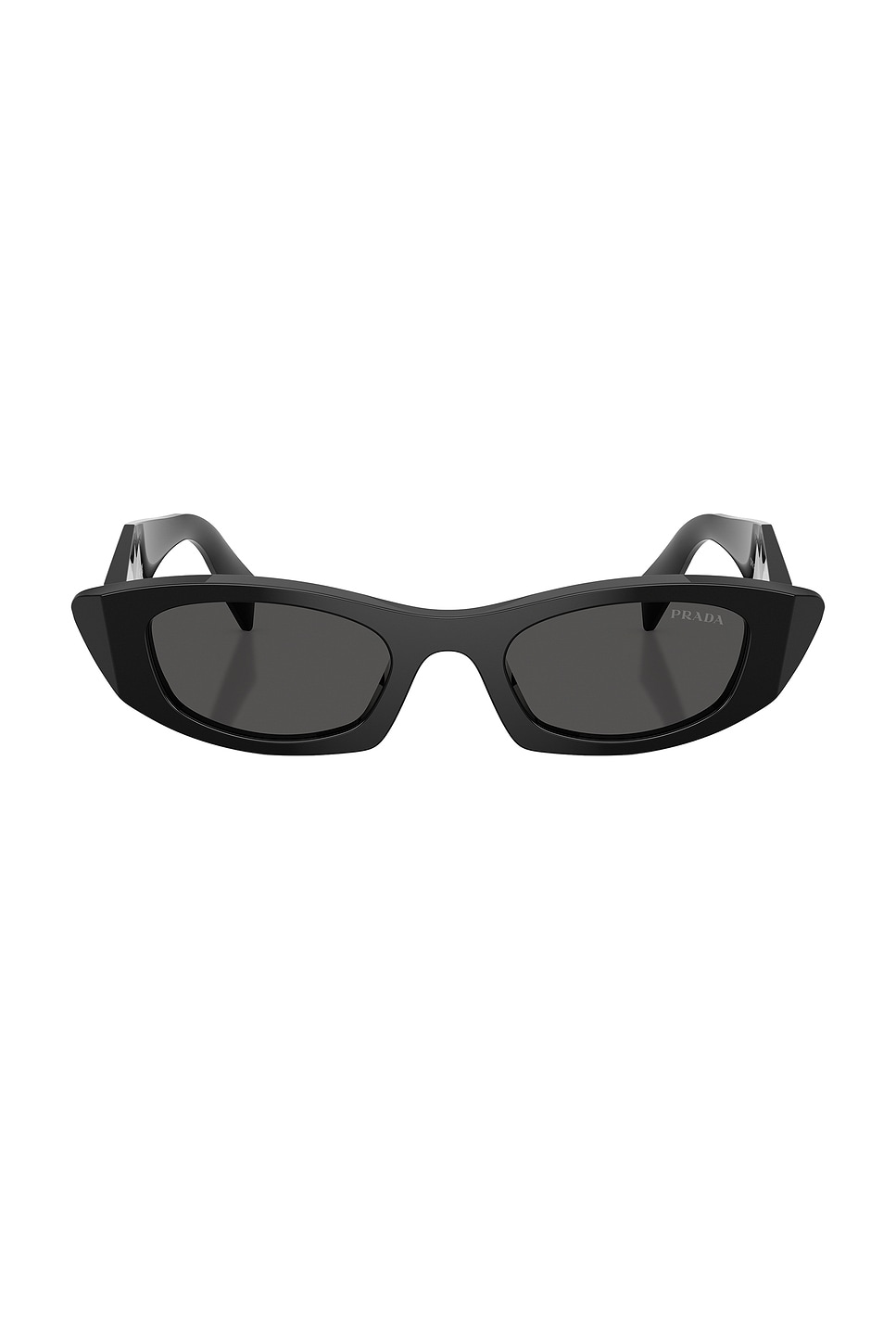 Prada Rectangular Sunglasses In Black