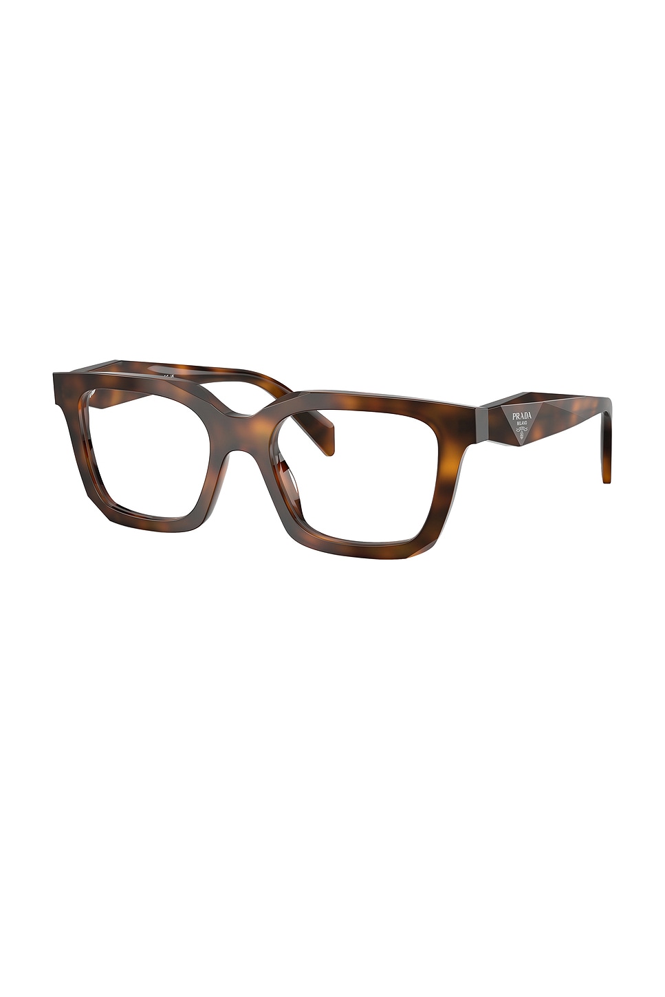 Prada Full-frame Plain Mirror In Brown