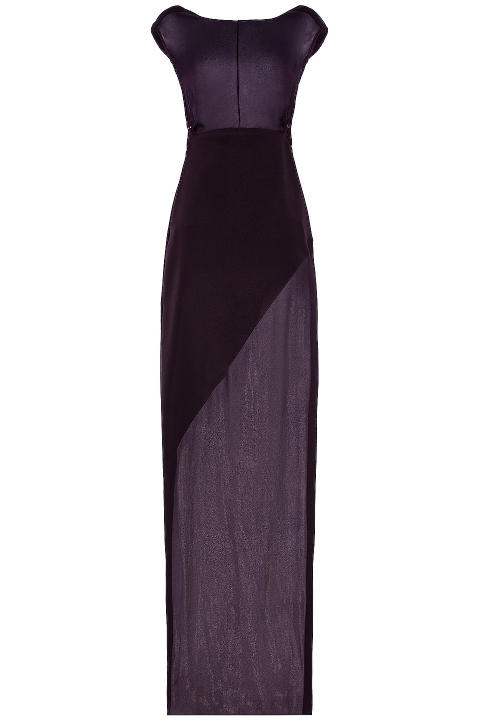 Combo Open Back Gown