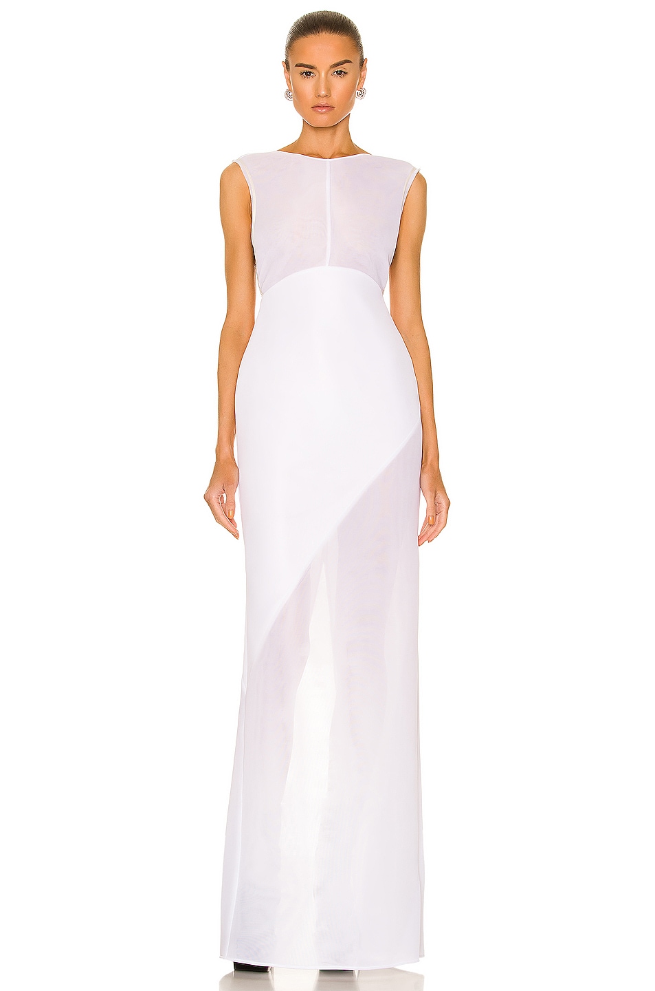 Image 1 of Peter Do Open Back Gown in White