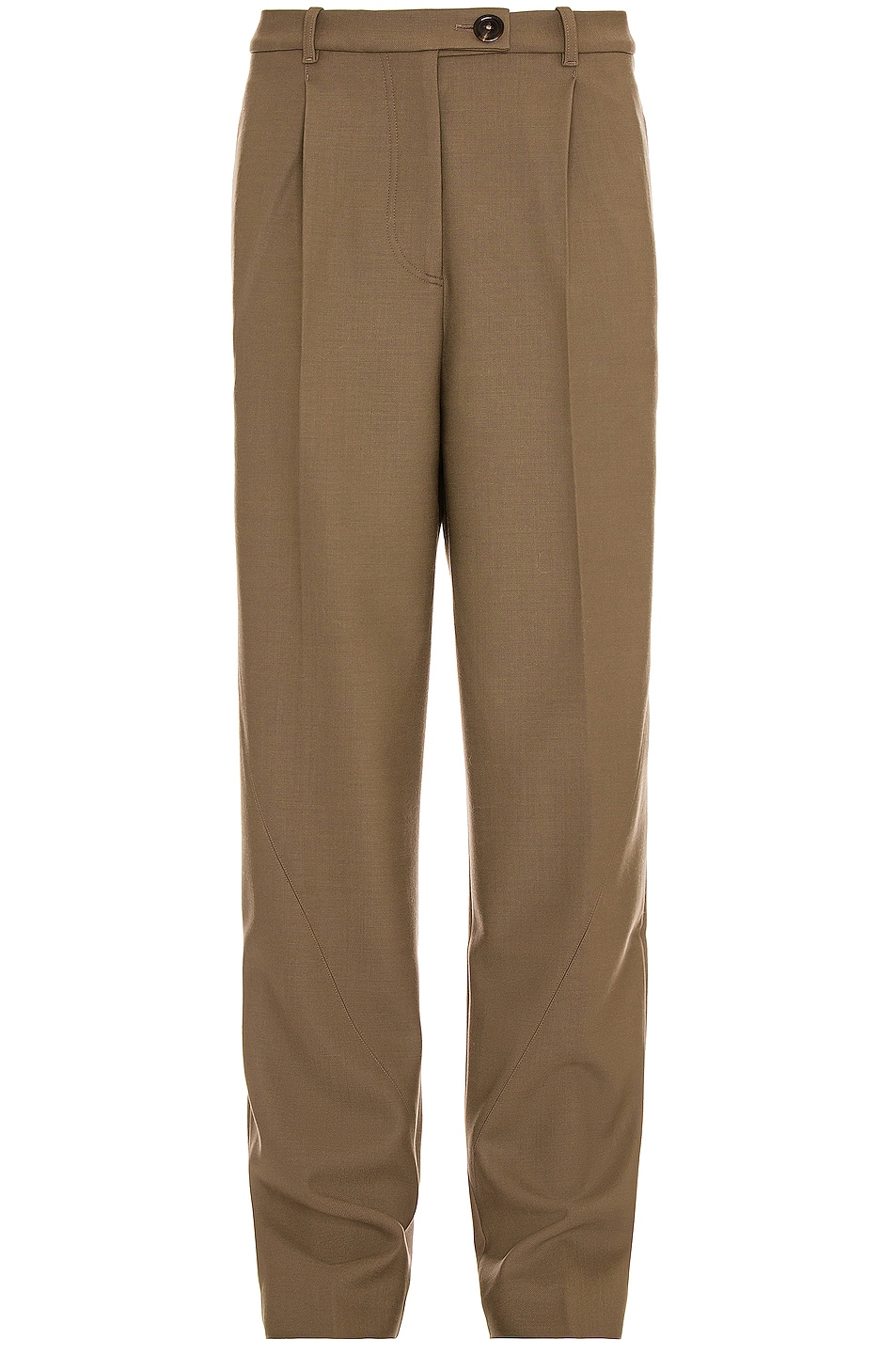 Image 1 of Peter Do Twisted Seam Pant in Warm Grey