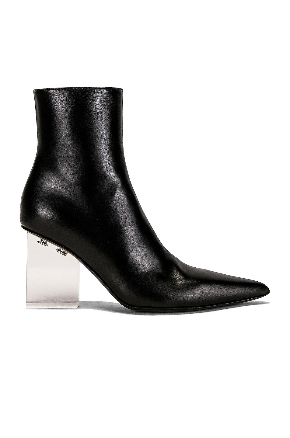 Image 1 of Peter Do Screen Boots with Clear Heel in Black & Clear