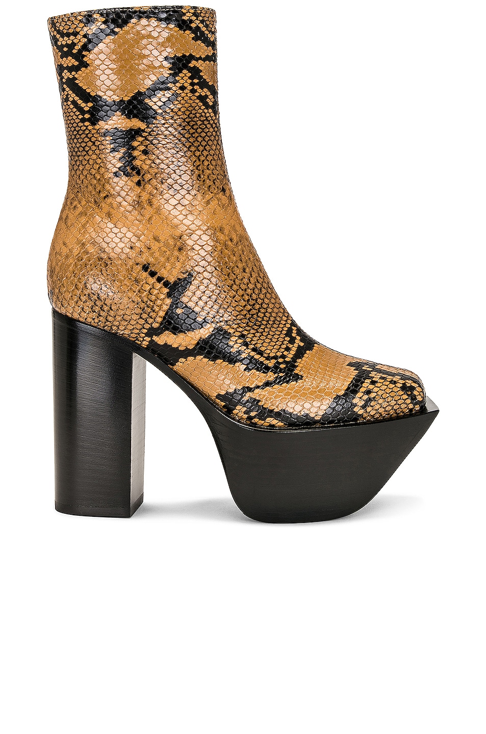 Image 1 of Peter Do Everyday Platform Boot in Ocre Python