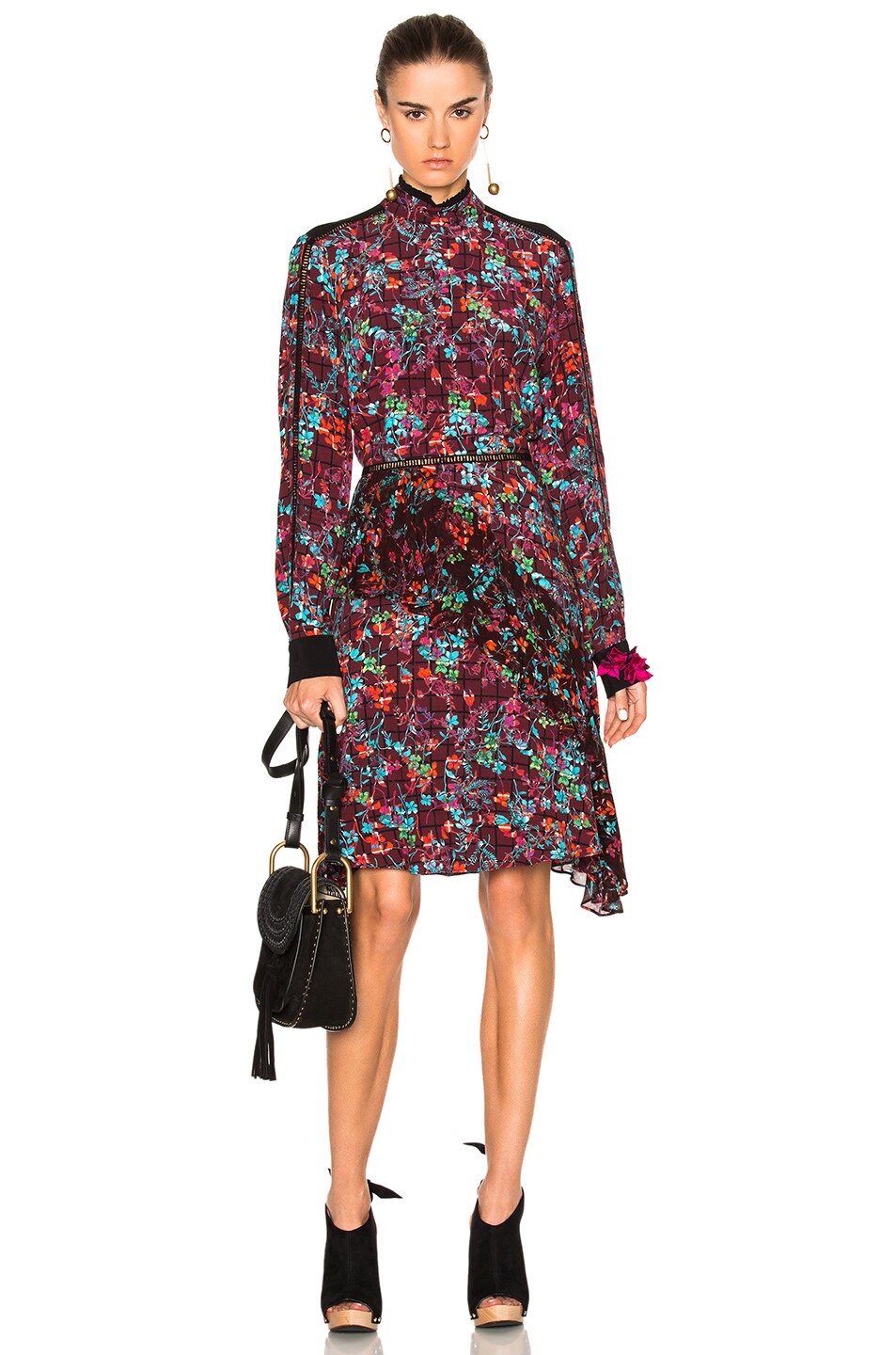 Image 1 of Preen Line Baily Dress in Plum Floral