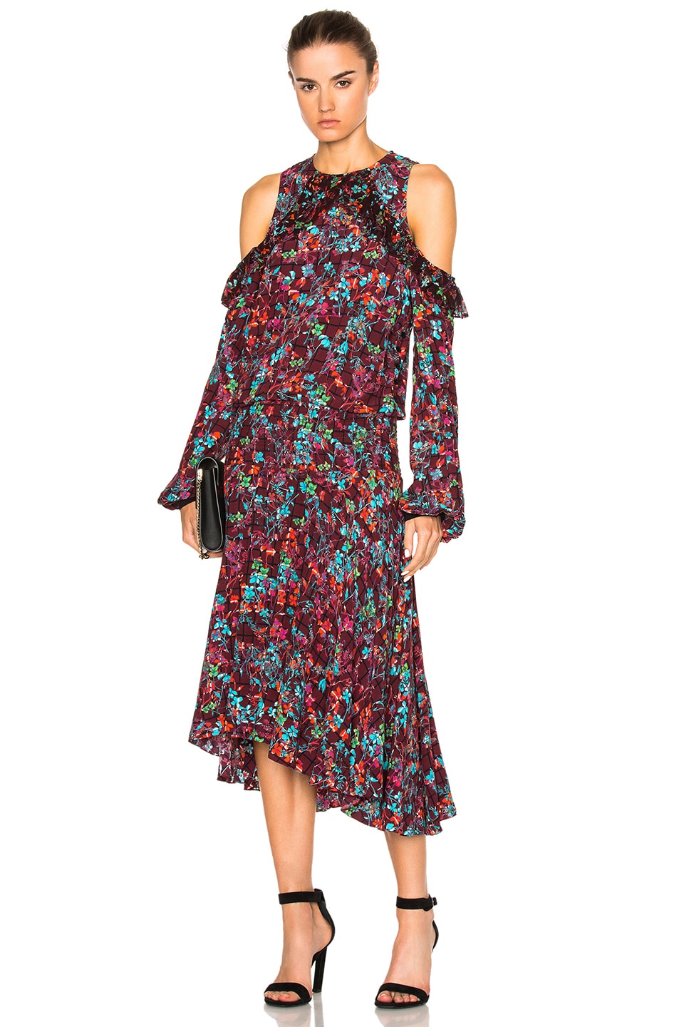 Image 1 of Preen Line Kim Dress in Plum Floral
