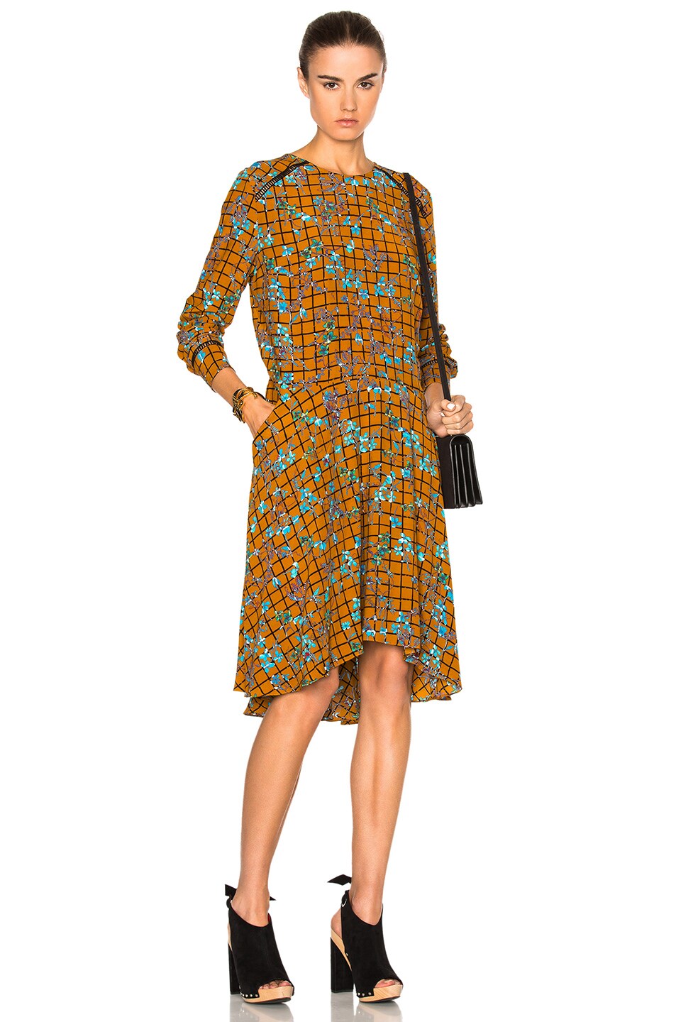 Image 1 of Preen Line Lydia Dress in Cinnamon Floral