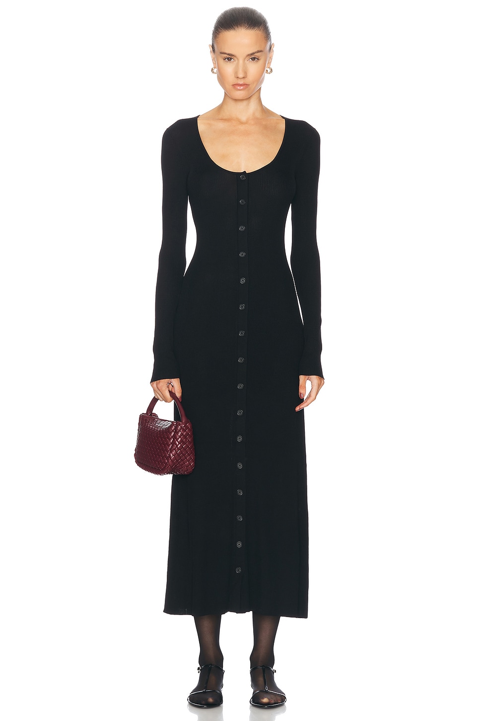 Proenza Schouler Athena Dress In Black