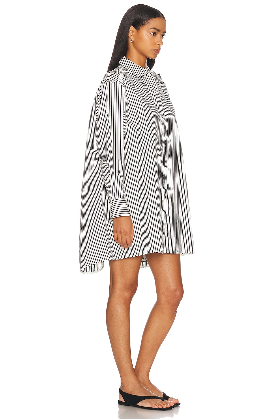 Shop Proenza Schouler Isla Dress In Navy Multi