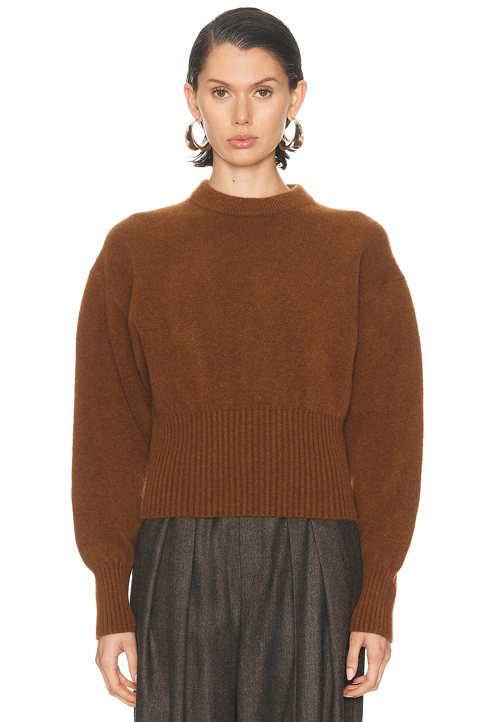 Image 1 of Proenza Schouler Randi Sweater in Brown