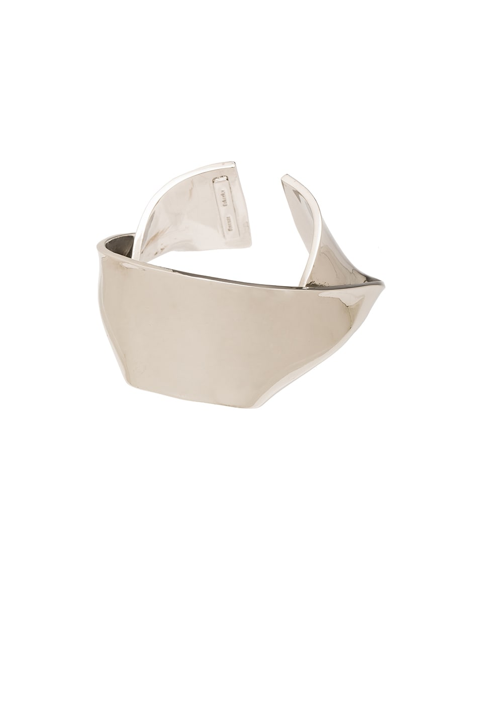 Image 1 of Proenza Schouler Cast Thick Ribbon Bangle in Silver
