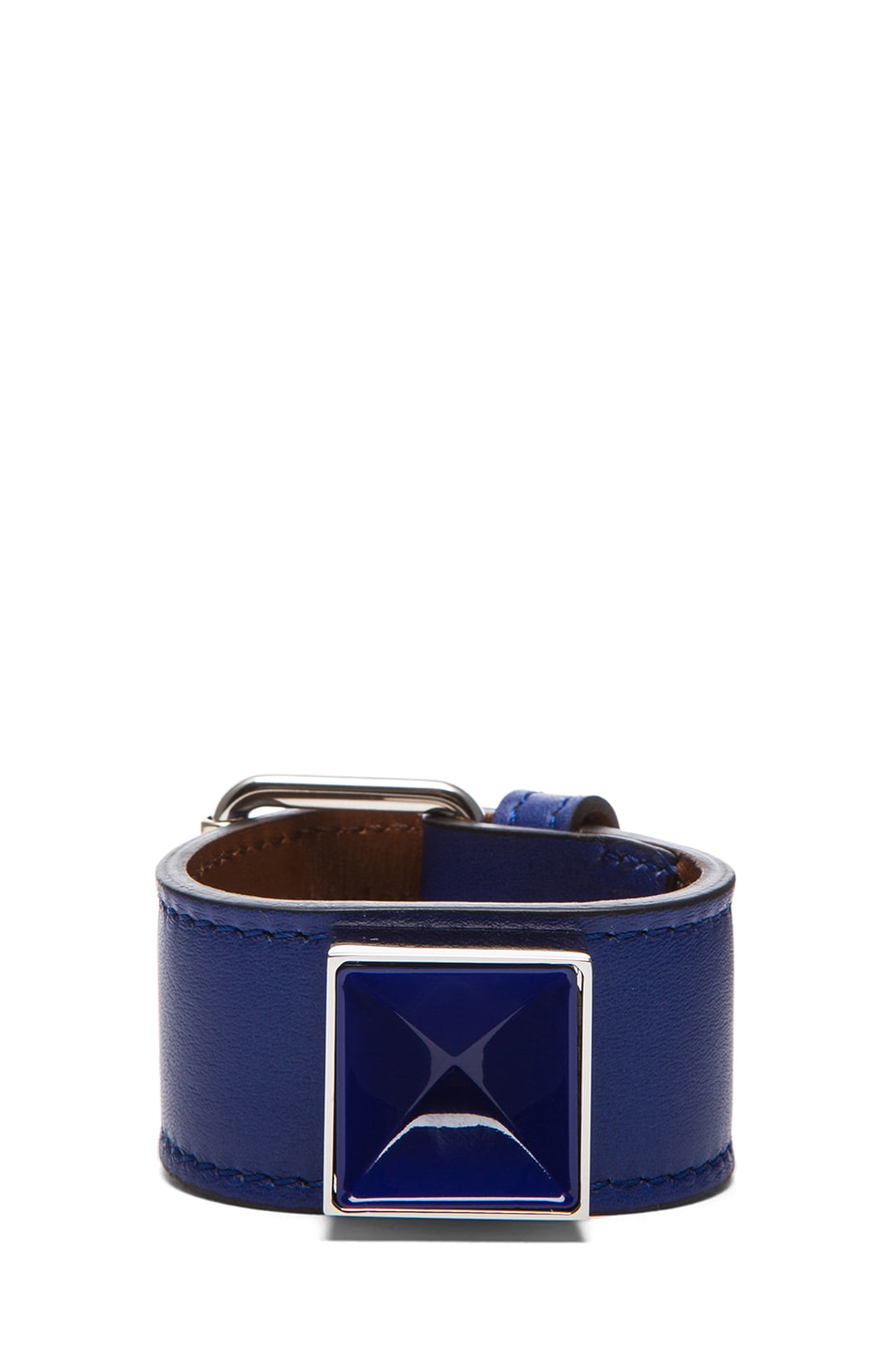 Image 1 of Proenza Schouler PS11 Leather Bracelet in Royal Blue