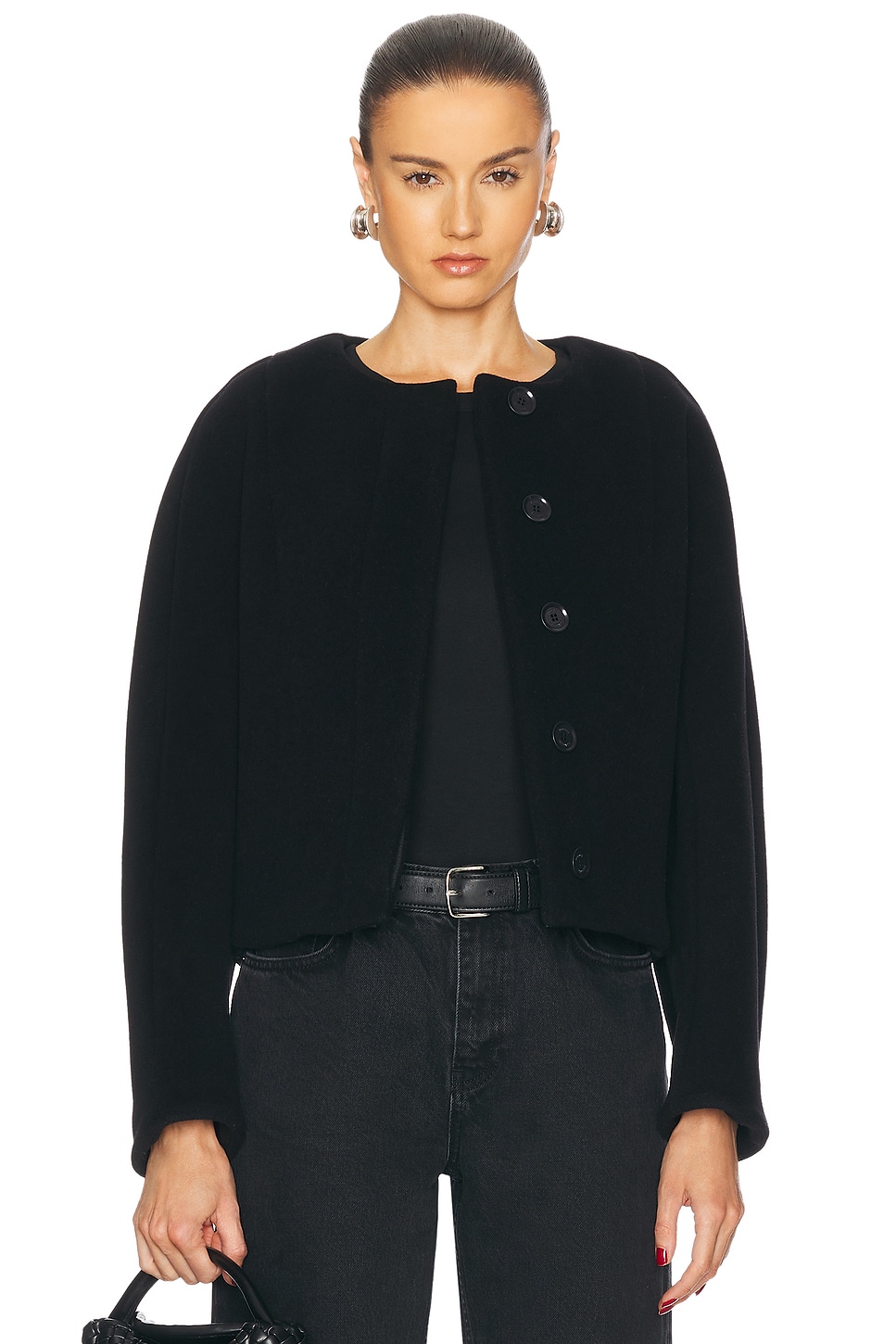 Shop Proenza Schouler Mona Jacket In Black