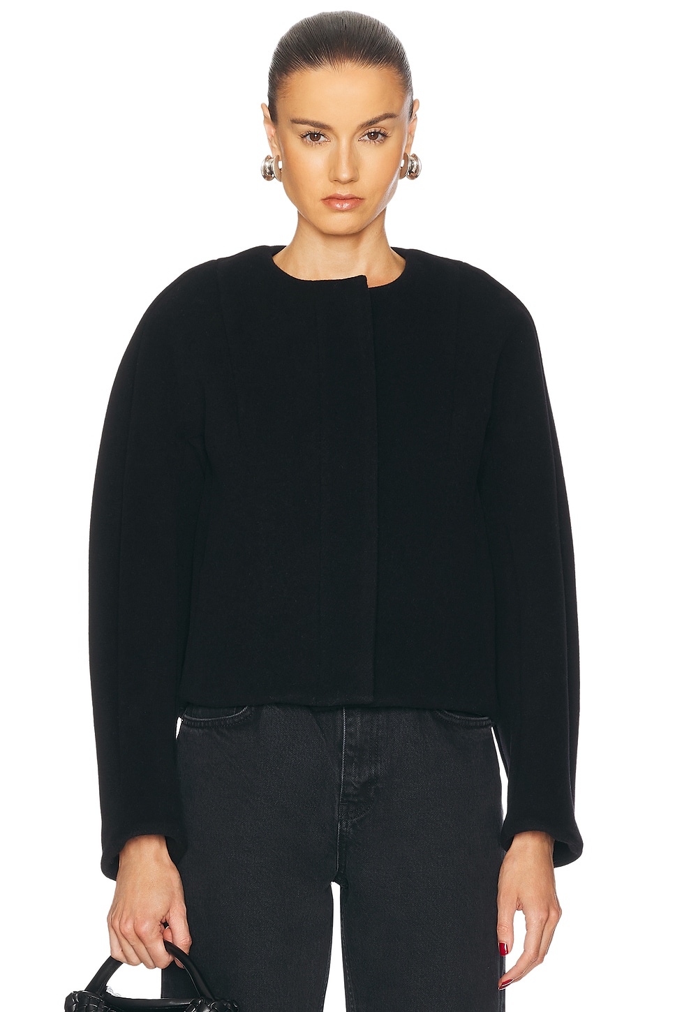 Shop Proenza Schouler Mona Jacket In Black