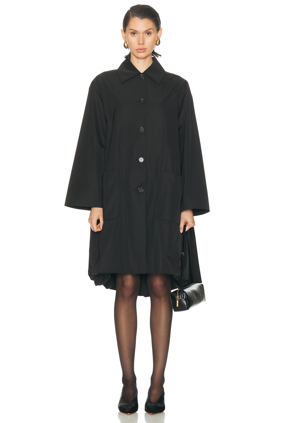 Image 1 of Proenza Schouler Verretta Coat in Black