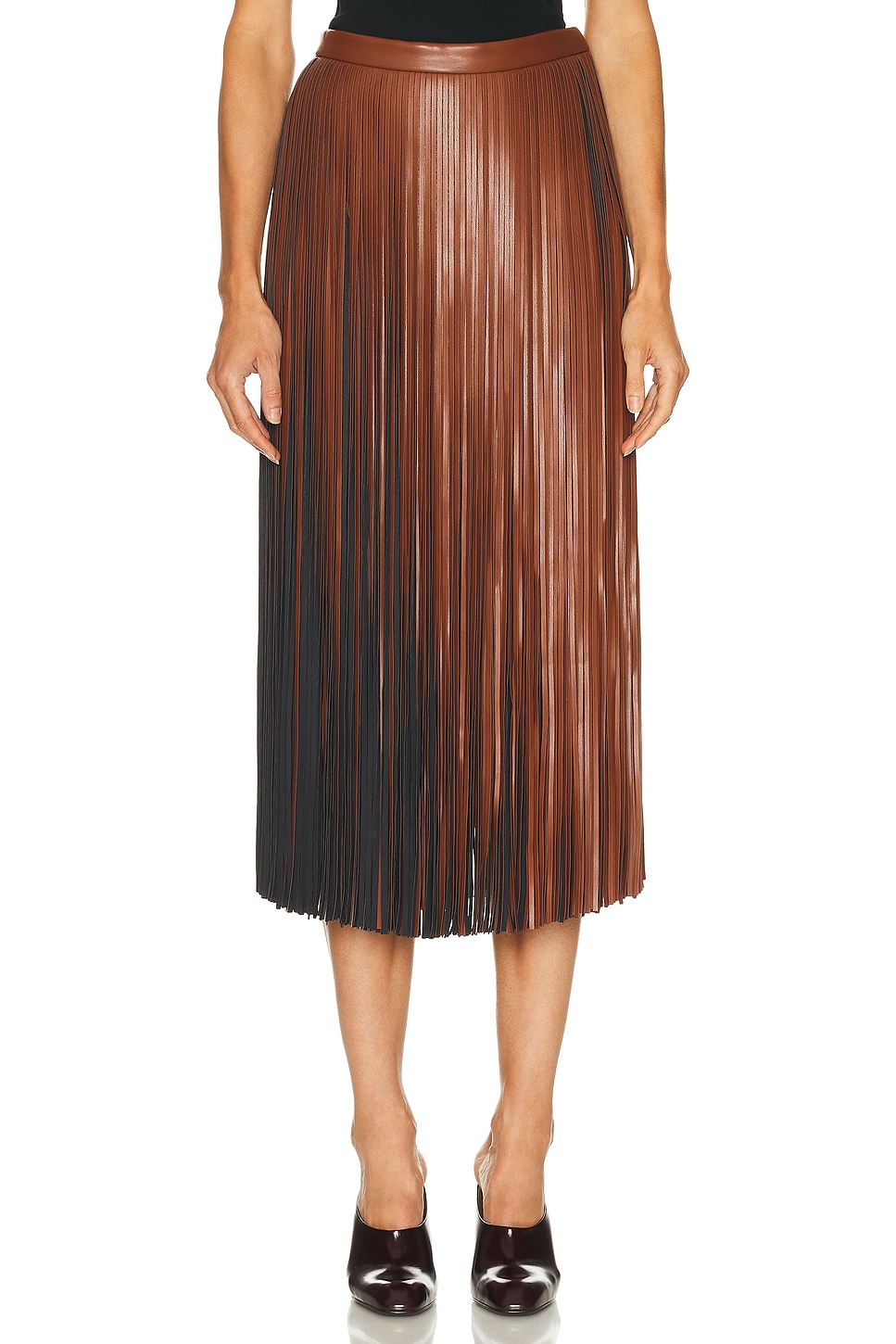 Veda Skirt in Cognac