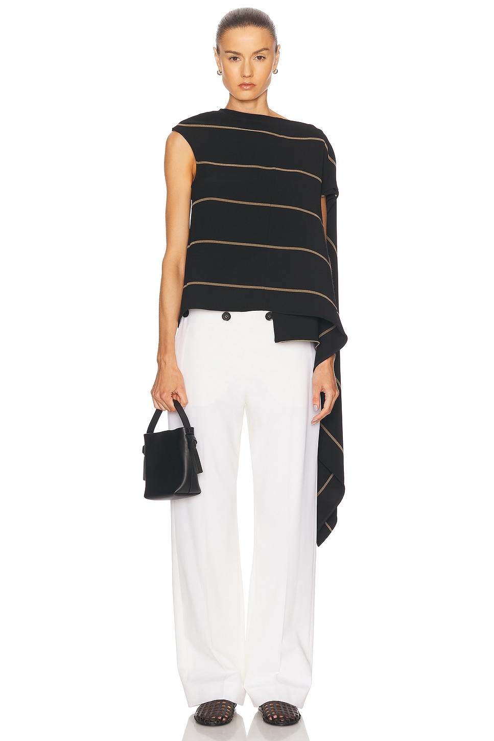 Image 1 of Proenza Schouler Sutton Top in Black Multi
