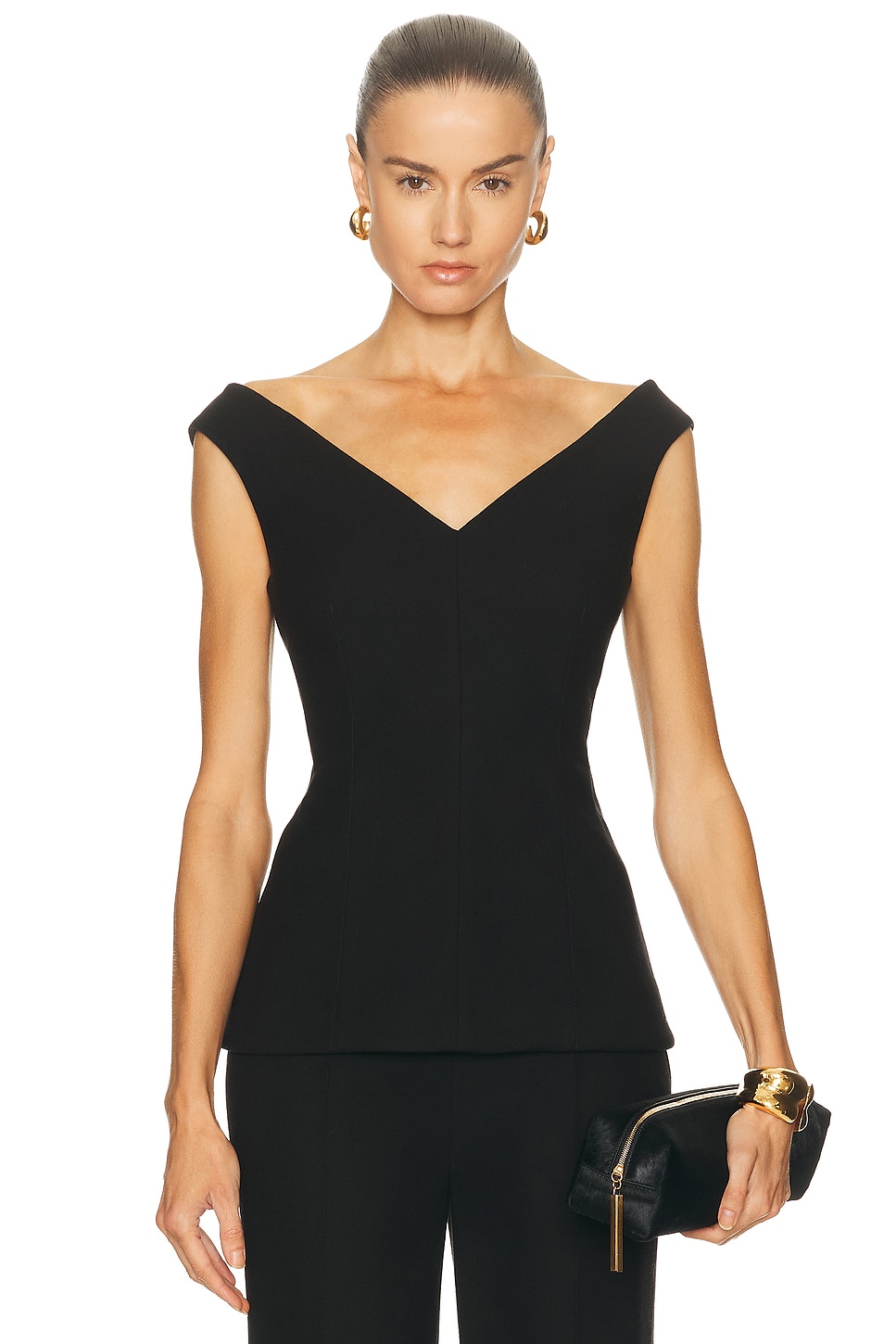 Image 1 of Proenza Schouler Mariam Top in Black