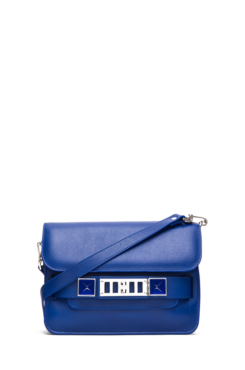 Image 1 of Proenza Schouler Mini PS11 Classic Smooth Leather Shoulder Bag in Royal Blue
