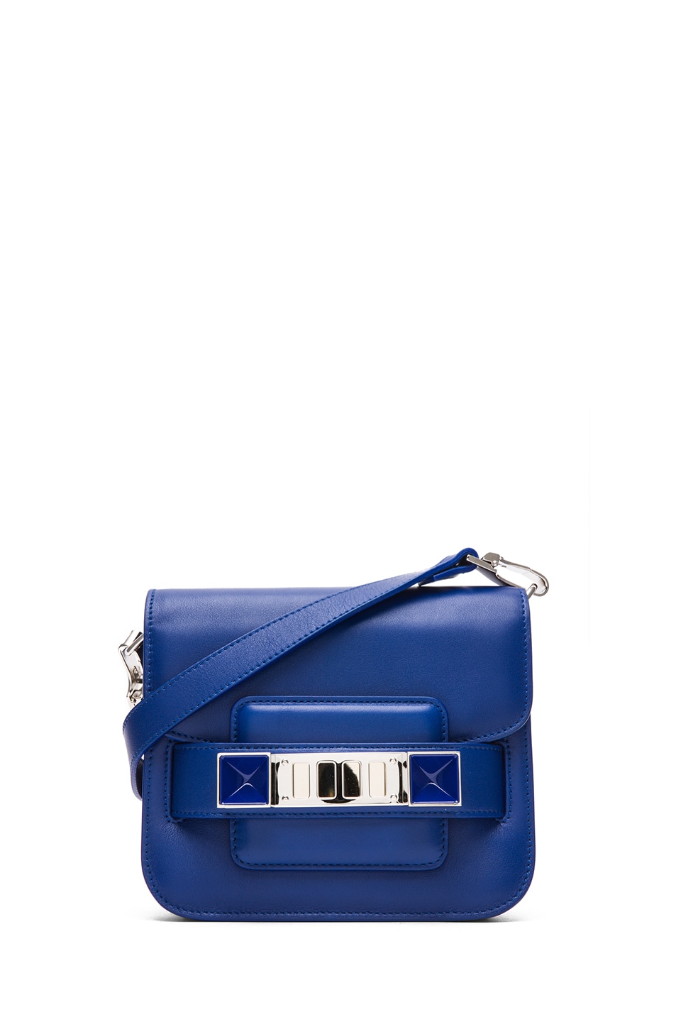 Image 1 of Proenza Schouler Tiny PS11 Smooth Leather Shoulder Bag in Royal Blue