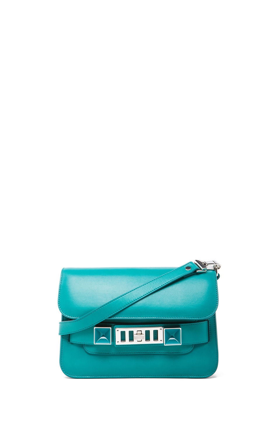 Image 1 of Proenza Schouler Mini PS11 Classic Smooth Leather Shoulder Bag in Verdena