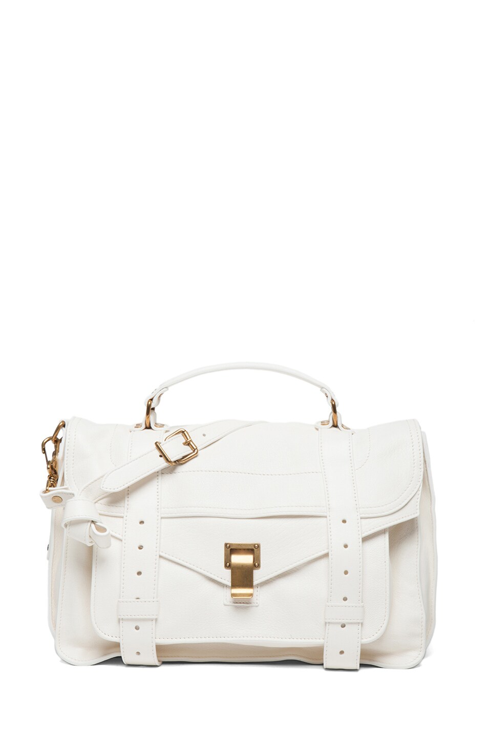 Image 1 of Proenza Schouler Medium PS1 Leather in White