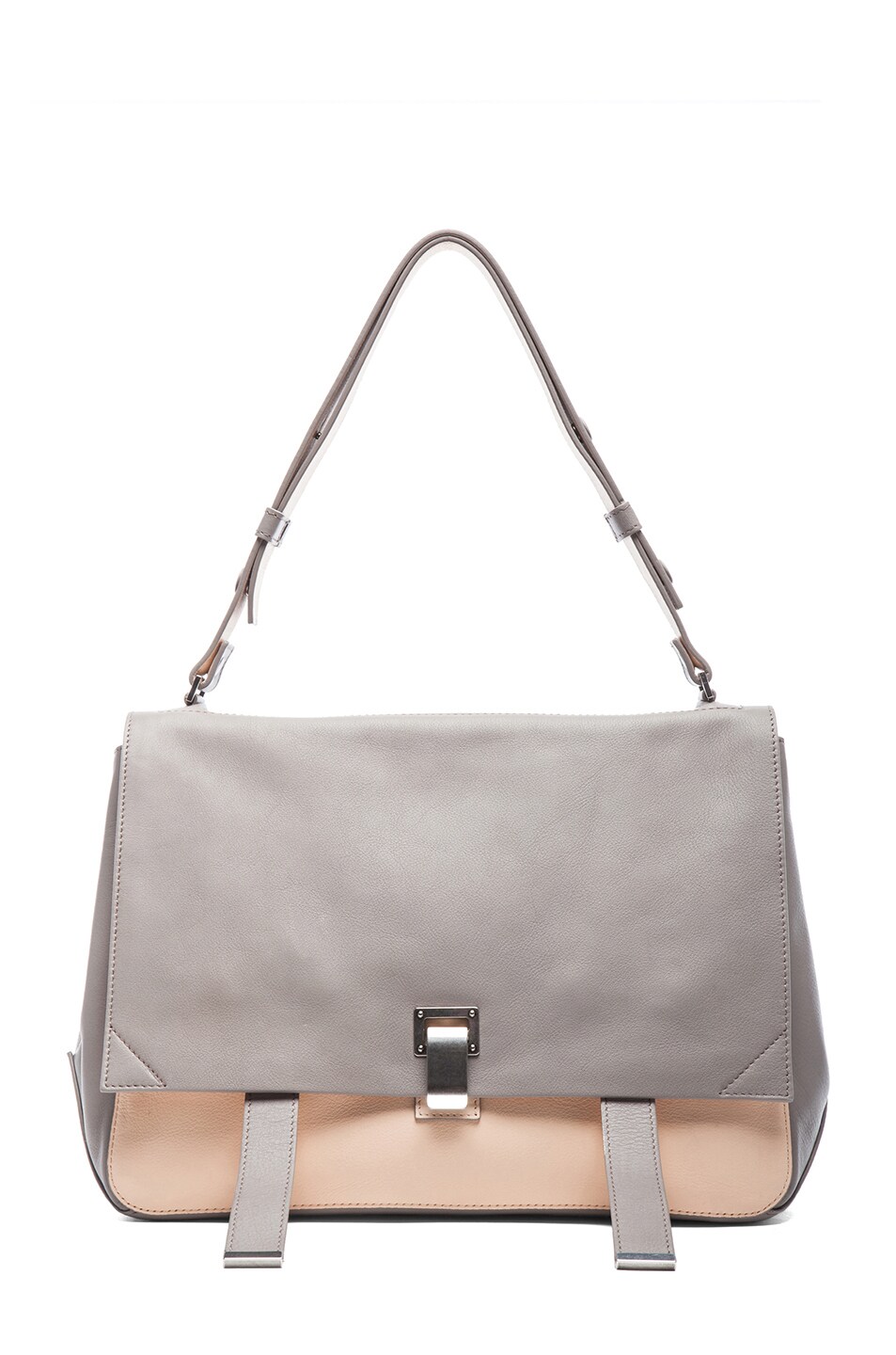 Image 1 of Proenza Schouler Large PS Courier in Mushroom & Tutu