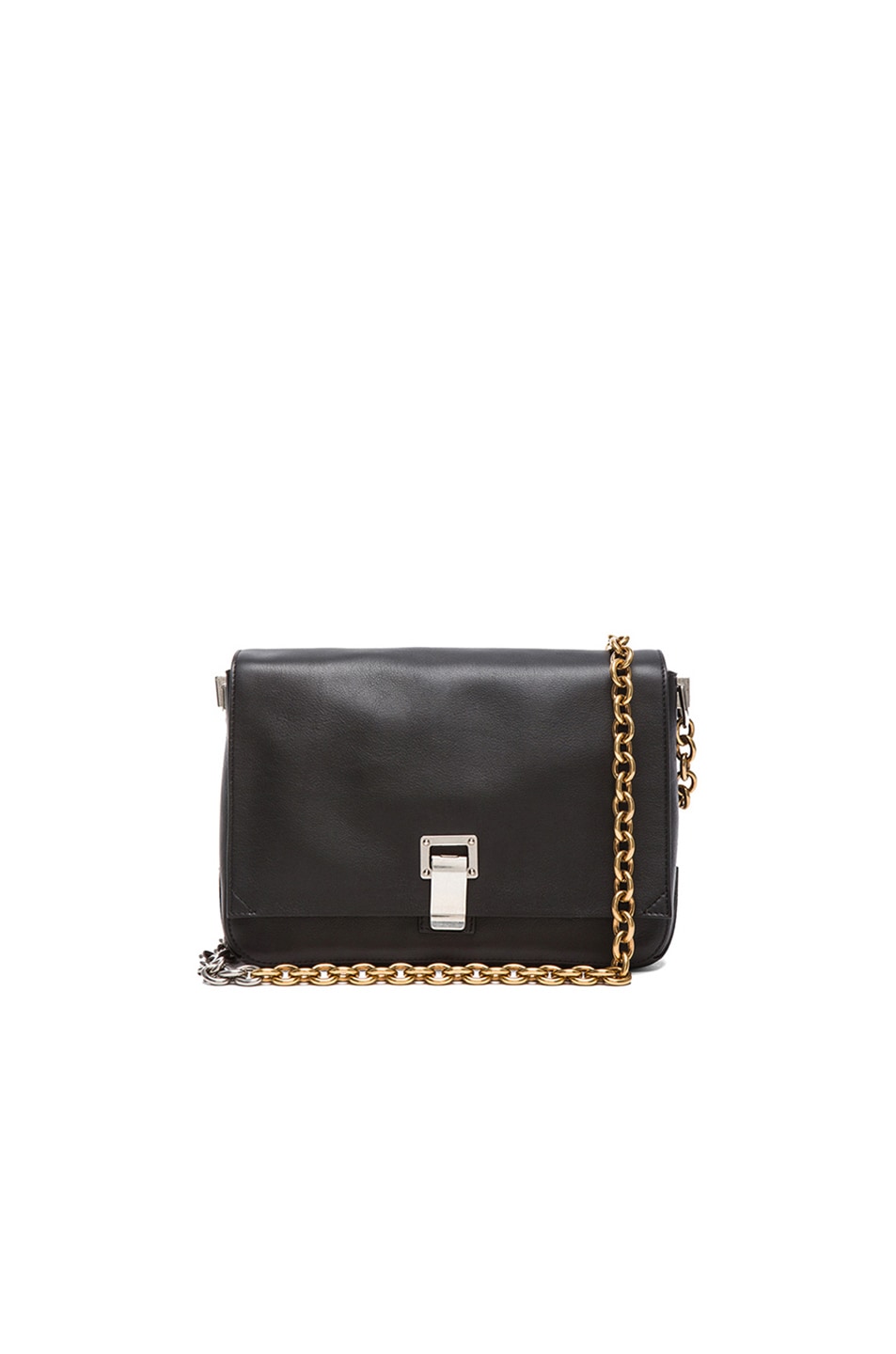 Image 1 of Proenza Schouler Small Chained Courier in Black