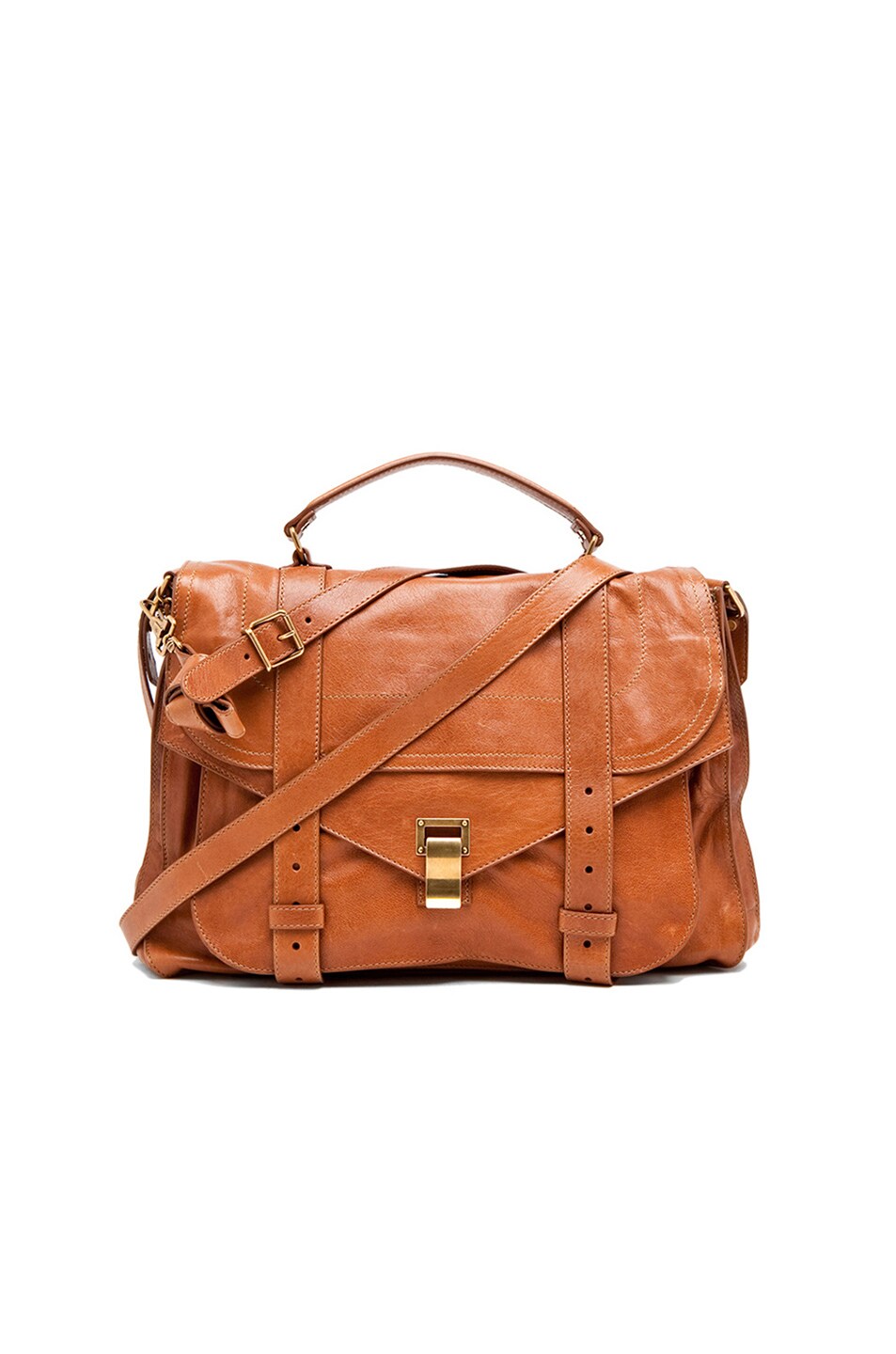 Image 1 of Proenza Schouler X-Large PS1 Leather in Saddle