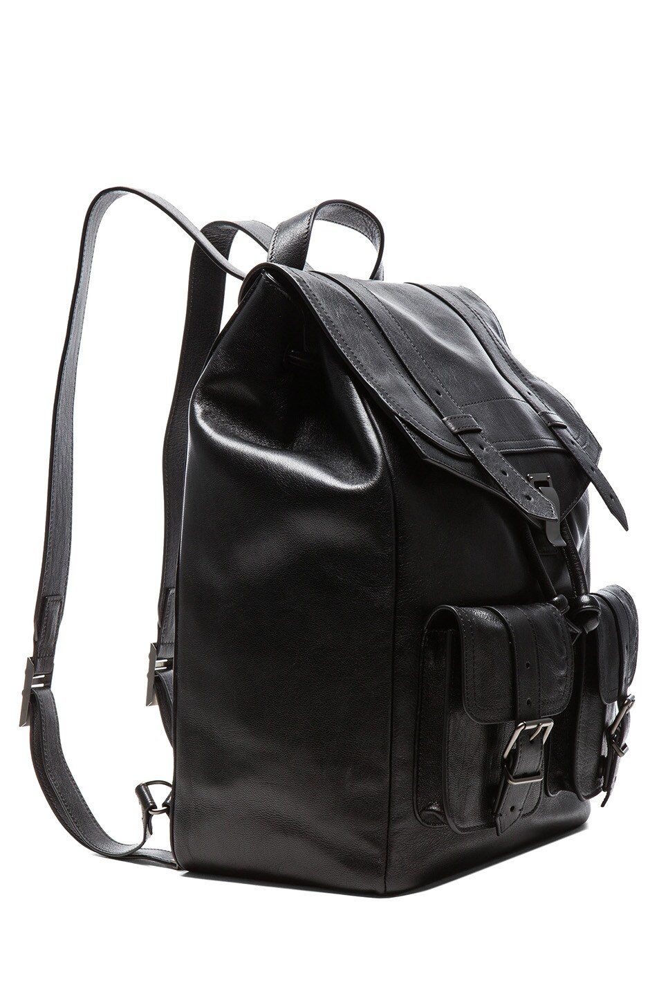 Proenza Schouler PS1 Leather Backpack in Black | FWRD