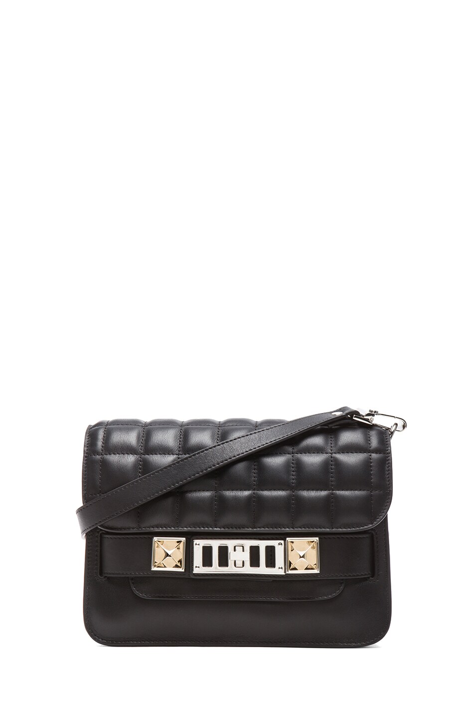 Image 1 of Proenza Schouler Quilted Mini PS11 Classic Bag in Black