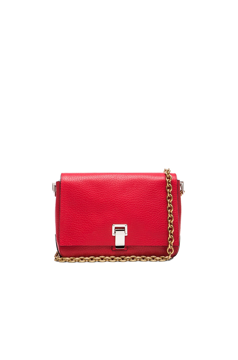 Image 1 of Proenza Schouler Small Courier Pebbled Leather in Red