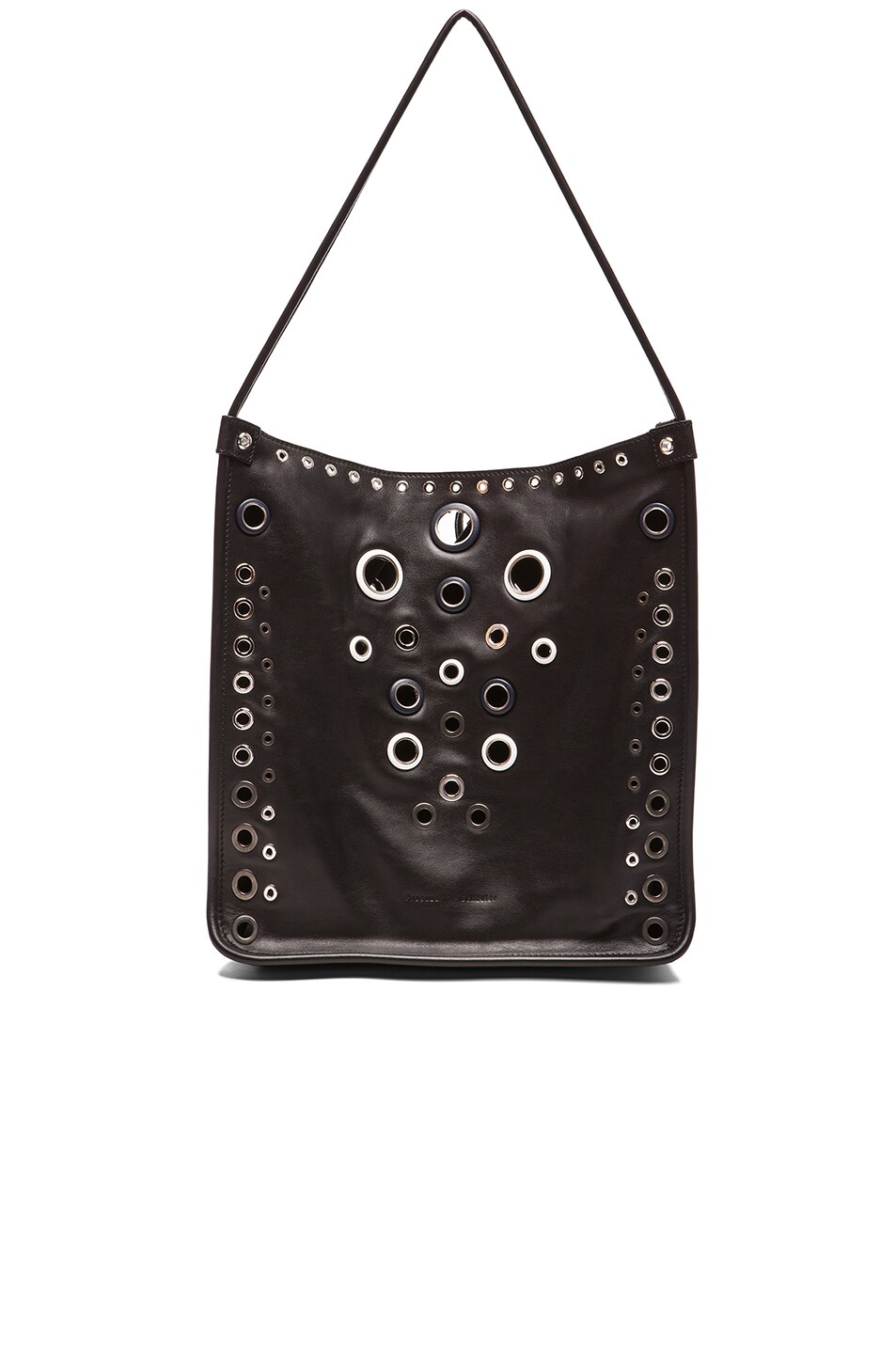 Image 1 of Proenza Schouler Medium Leather Tote with Grommets in Black