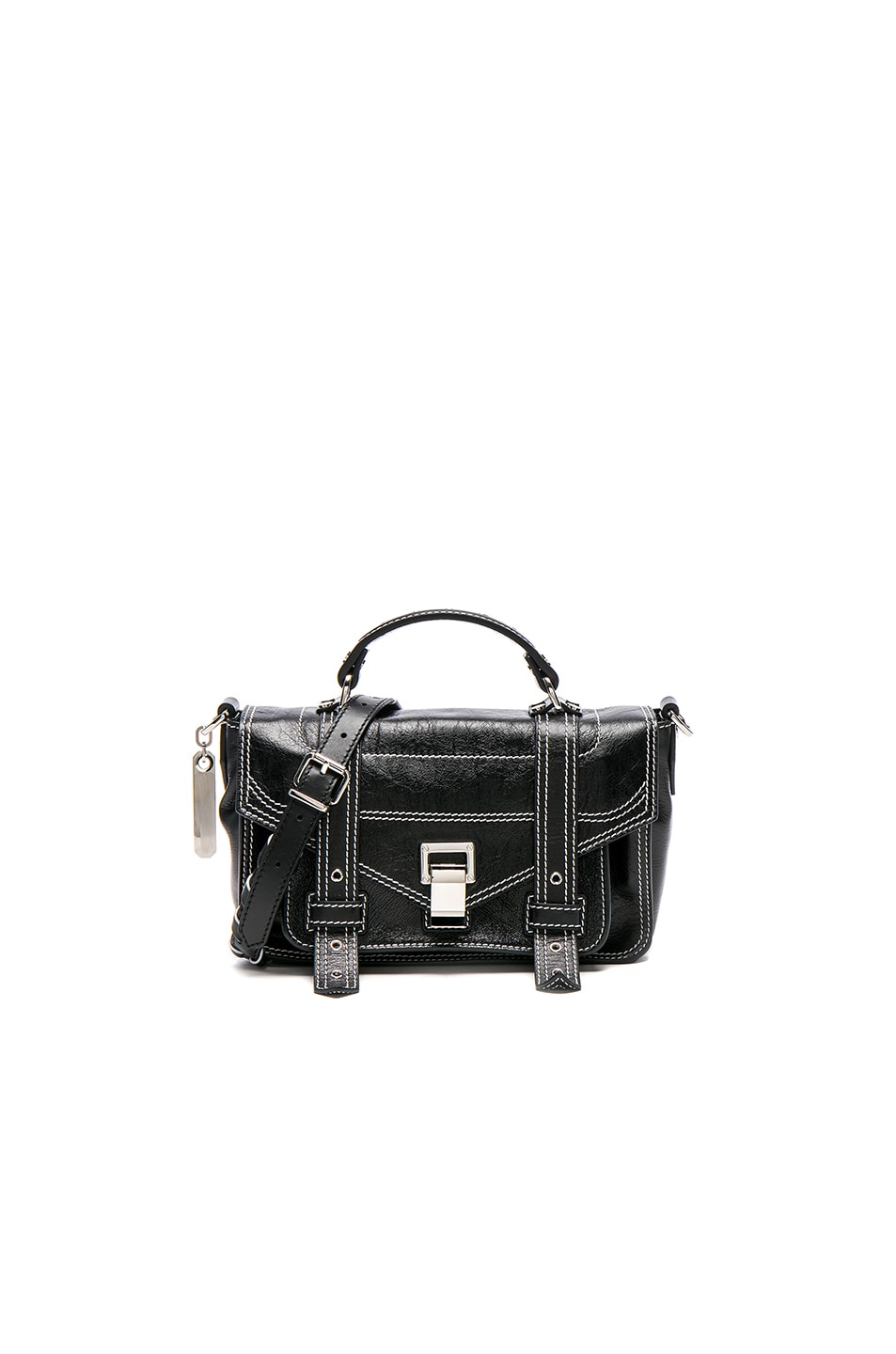 Image 1 of Proenza Schouler Novelty Strap Tiny PS1 in Black