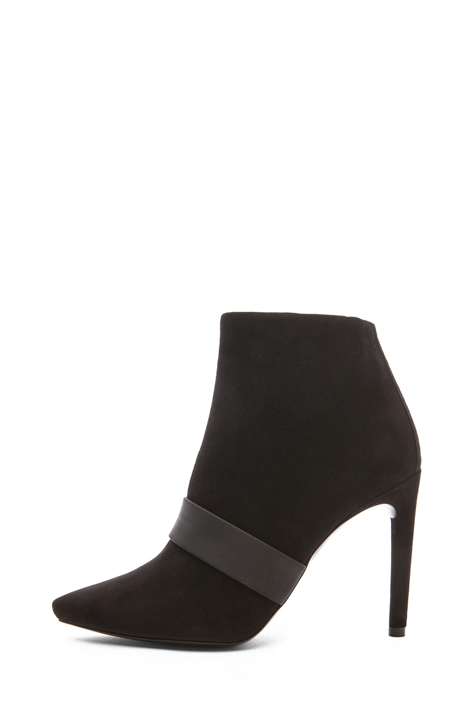 Image 1 of Proenza Schouler Suede Ankle Boots in Black Suede