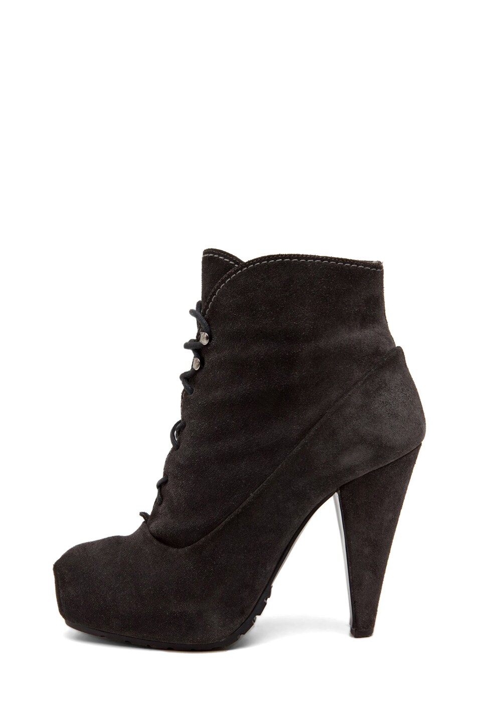 Image 1 of Proenza Schouler Ankle Boot in Grey Suede