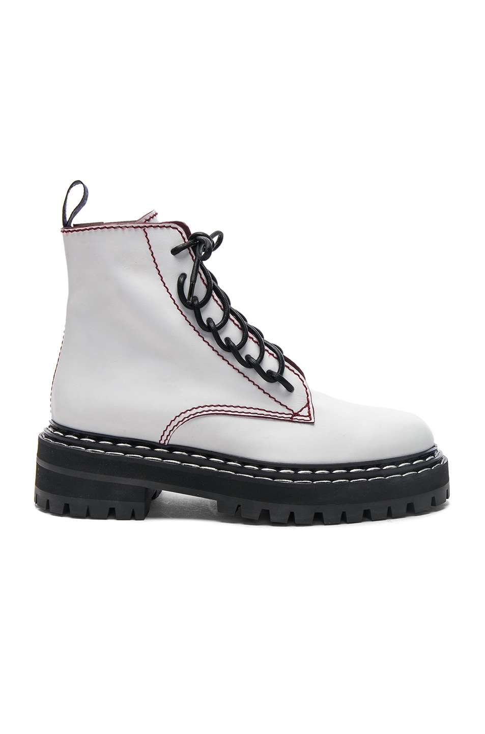 Image 1 of Proenza Schouler Leather Boots in White