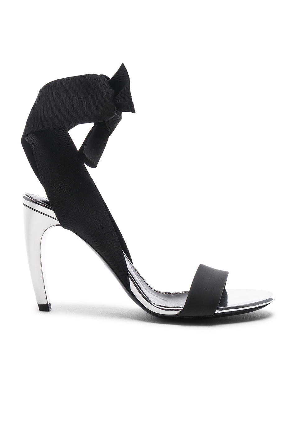 Image 1 of Proenza Schouler Tie Heels in Argento