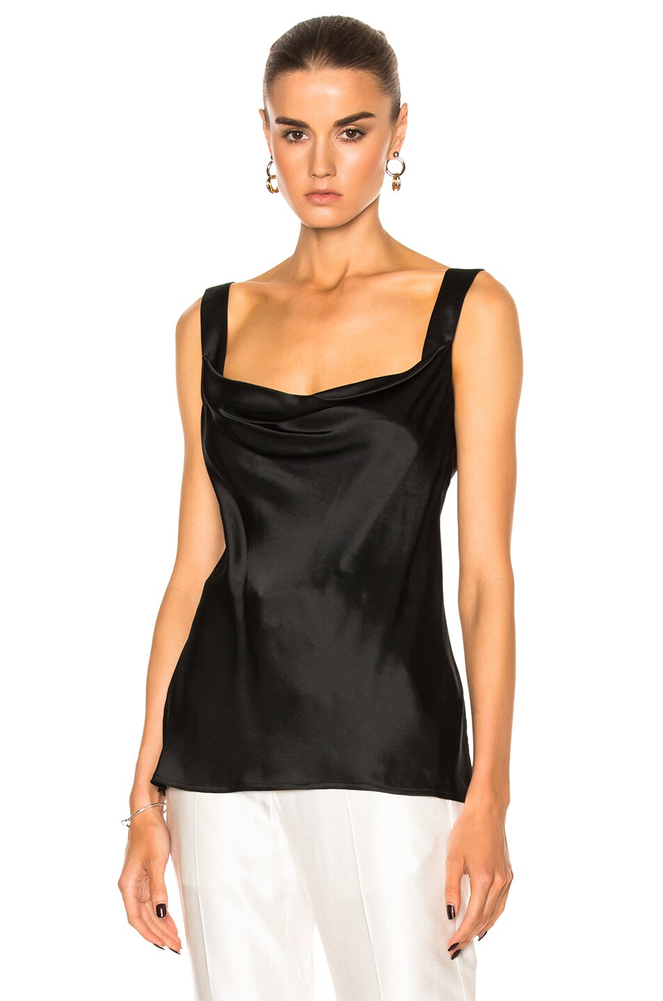 Image 1 of Protagonist New Draped Cami in Onyx