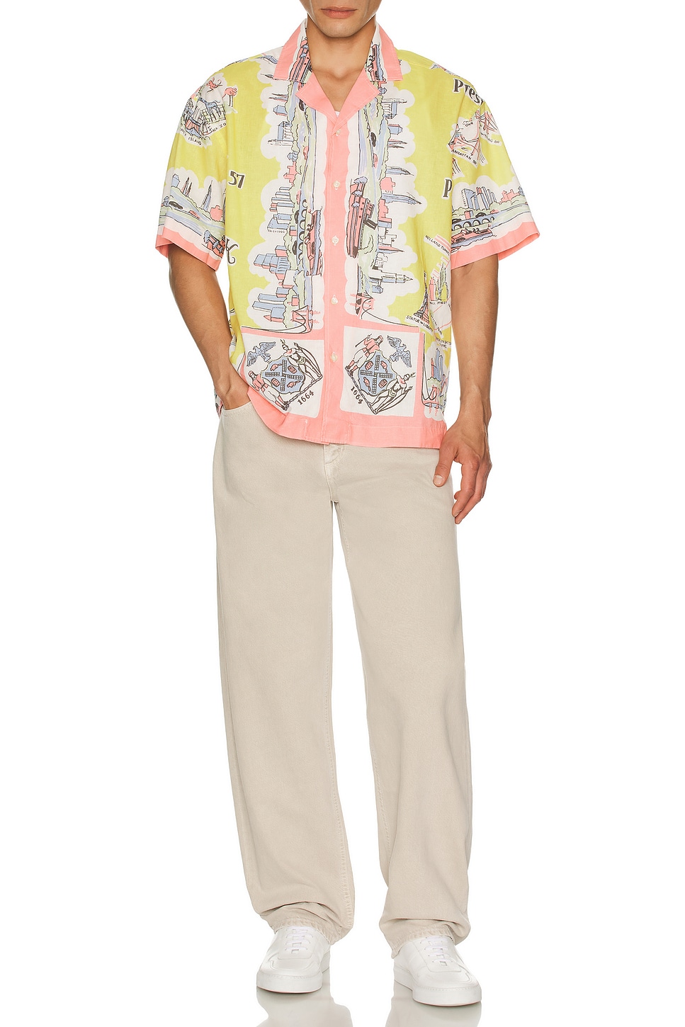 Image 1 of President's Reef Shirt in Yellow