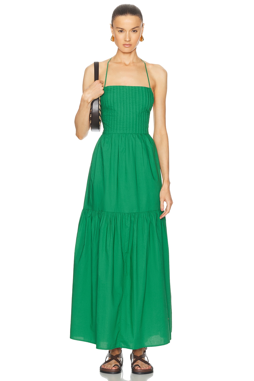 Image 1 of Posse Alexis Dress in Topaz Green