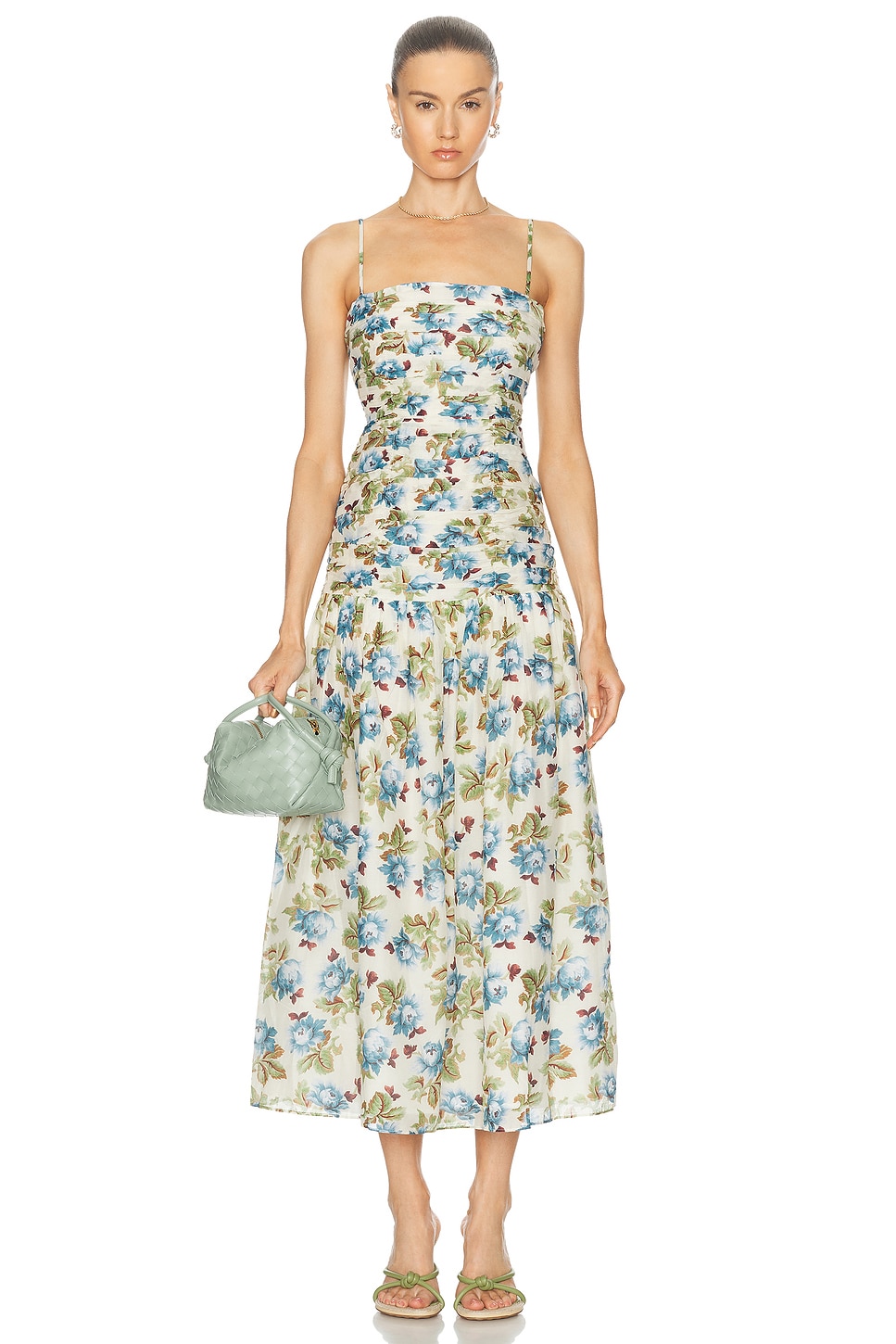 Image 1 of Posse Raquel Maxi Dress in Cream Multi