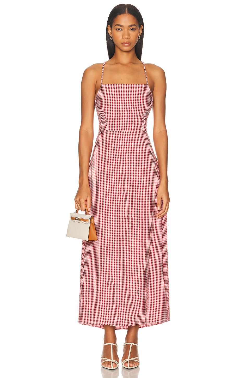 Image 1 of Posse Lori Dress in Red Gingham