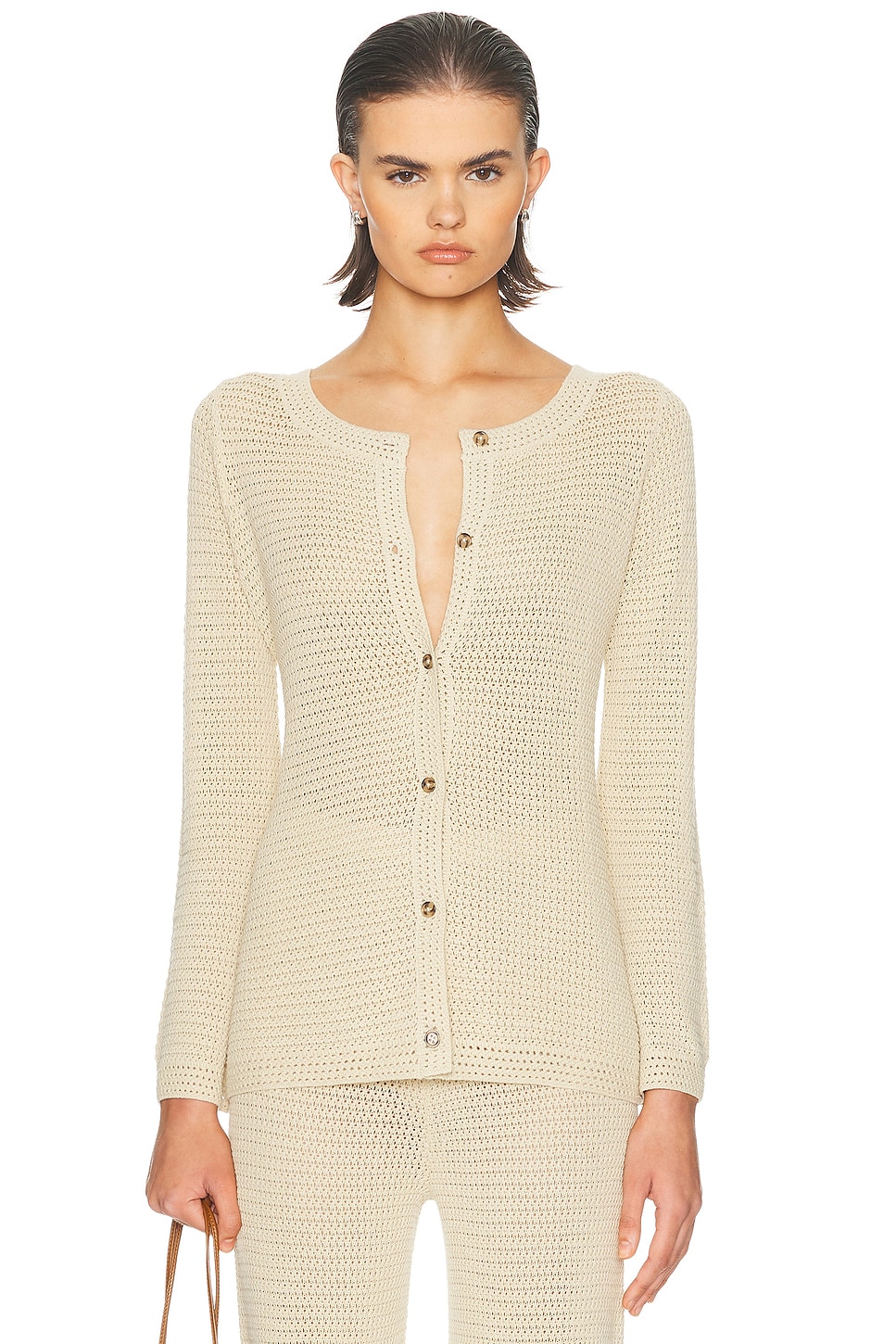 Posse Lennon Cardigan In Sand