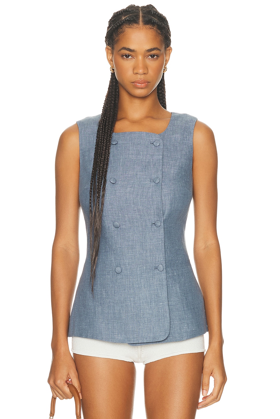 Image 1 of Posse Thea Vest in Steel Blue