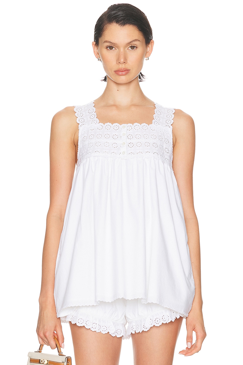 Image 1 of Posse Ezra Tunic Top in Vintage White